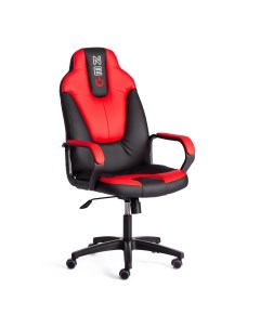 Кресло компьютерное Neo искусственная кожа чёрное с красным 64х49х122 см Tc