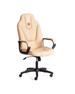 Кресло компьютерное Neo искусственная кожа бежевое 64х49х122 см Tc