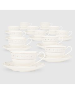 Набор чайный Triumph 12 предметов на 6 персон Macbeth bone porcelain