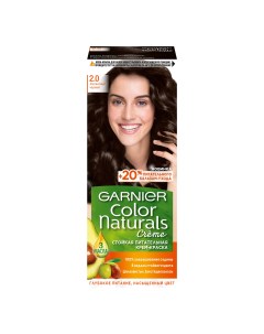 Стойкая крем краска Color Naturals с 3 маслами 2 0 Элегантный Черный C5777275 Garnier
