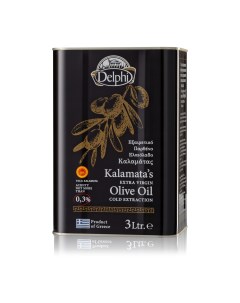 Масло оливковое Extra Virgin Kalamata 3 л Delphi