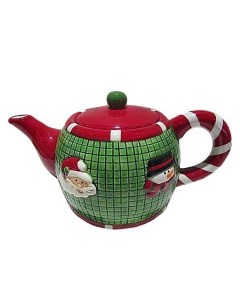 Чайник red green Christmas fairytale
