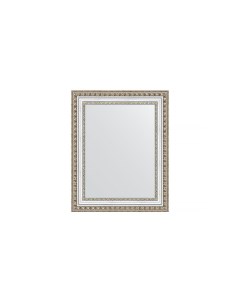 Зеркало в багетной раме золотые бусы на серебре 60 мм 41х51 см Evoform