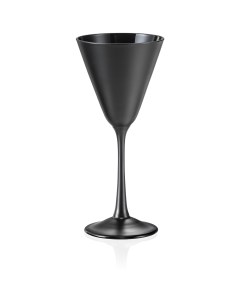 Набор бокалов Пралине для мартини черный 90 мл 4 шт Crystalex