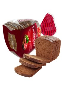 Хлеб Бородинский половинка нарезанный 390 г Черемушки