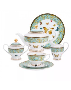 Сервиз чайный MIDORI Бабочки 42 предмета 12 персон Anna lafarg