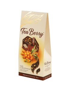 Чай черный Tea Berry с облепихой листовой 100 г Teaberry