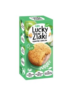 Криспы мюсли Lucky Zlaki зерновые для завтрака 100 г Черемушки