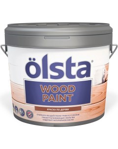 Краска wood paint для дерева a 9 0 л Olsta
