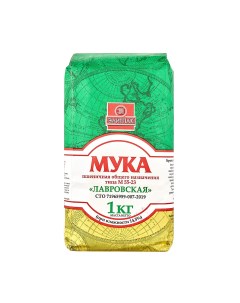 Мука Лавровская пшеничная 1 кг Элитпак