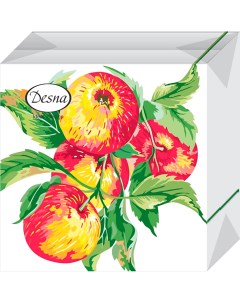 Салфетки бумажные яблочная ветвь 40л Desna design