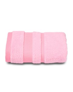 Полотенце махровое perfetto твист 50х100 розовый Cleanelly