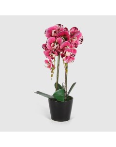 Цветок искусственный в горшке орхидея тигровая 62 см Fuzhou light
