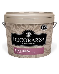 Декоративная краска lucetezza база aluminium 5 0кг Decorazza