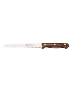 Нож для хлеба Polywood деревянная ручка 18 см Tramontina