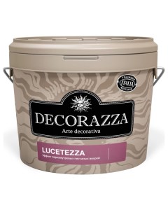 Декоративная краска lucetezza база oro 1 0кг Decorazza