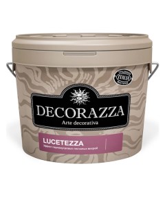 Декоративная краска lucetezza база aluminium 1 0кг Decorazza