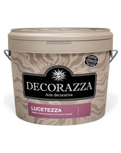Декоративная краска lucetezza база oro 5 0кг Decorazza