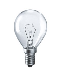 Лампа накаливания шарик прозрачная 40Вт цоколь E14 Navigator