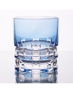 Набор стаканов для виски Арнштадт 6шт голубой ДОМИНО 3363 9 Arnstadt kristall