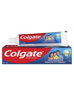 Зубная паста Максимальная защита от кариеса Свежая мята с комплексом кальция и фторида и технологий  Colgate