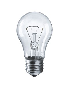 Лампа накаливания груша прозрачная 75Вт цоколь E27 Navigator