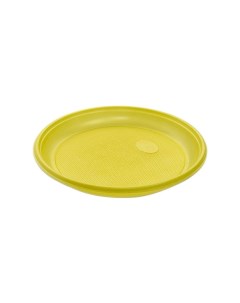 Набор тарелок желтые 21 см 12 шт Мистерия