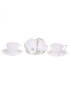 Набор чайный Магнолия 12 предметов высокие чашки Hatori