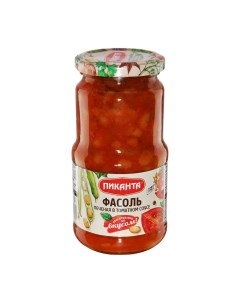 Фасоль печеная в томатном соусе 530 г Пиканта