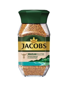 Кофе растворимый Brazilian Selection сублимированный 95 г Jacobs