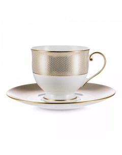 Чашка чайная с блюдцем Narumi Золотой алмаз 240 мл