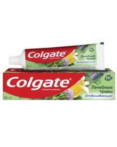 Зубная паста Лечебные травы отбеливающая с натуральными ингредиентами для здоровья зубов и десен и б Colgate