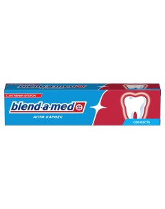 Зубная паста Анти Кариес Cвежесть и укрепление зубов мята 100 мл Blend-a-med