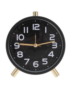 Часы будильник настольные 13 5х10х5 3 см металл Домовой