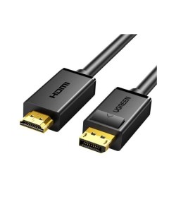 Кабель DP101 10203 DP Male to HDMI Male Cable 3м черный Ugreen