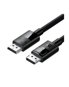 Кабель DP114 80393 DP 1 4 Male to Male Plastic Case Braided Cable 3м черный Ugreen