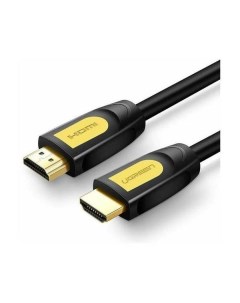 Кабель HD101 10151 HDMI Male To Male Round Cable 0 75м черно желтый Ugreen