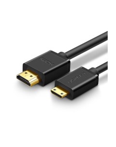 Кабель HD108 11167 Mini HDMI to HDMI Cable 1 5 м черный Ugreen