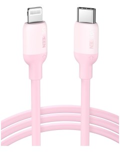 Кабель US387 60625 USB C to Lightning Silicone Cable 1 м розовый Ugreen