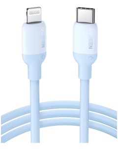 Кабель US387 20313 USB C to Lightning Silicone Cable 1 м темно синий Ugreen