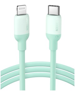 Кабель US387 20308 USB C to Lightning Silicone Cable 1 м зеленый Ugreen