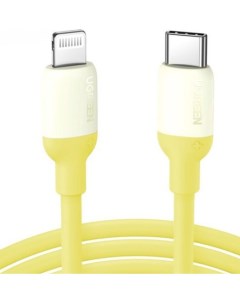 Кабель US387 90226 USB C to Lightning Silicone Cable 1 м желтый Ugreen