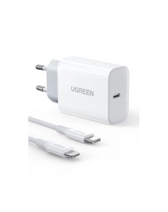 Набор адаптер и кабель USB C Lightning CD137 50698 White Ugreen
