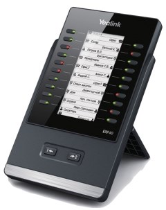 Модуль расширения EXP40 поддержка телефонов SIP T46G и SIP T48G 20 клавиш ЖК дисплей BLF Yealink