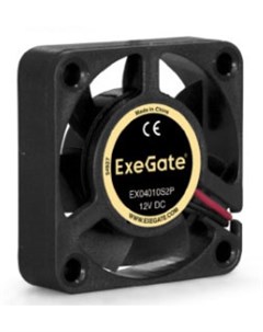 Вентилятор для корпуса EX294955RUS 40x40x20 мм 6500rpm 7CFM 28dBA 2 pin Exegate