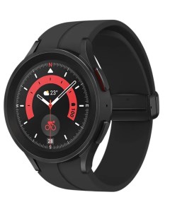 Часы Galaxy Watch 5 Pro 45мм SM R920NZKAMEA 1 4 AMOLED корп черный рем черный Samsung