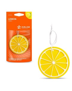 Ароматизатор подвесной пластик AFFR092 Сочный фрукт лимон Airline