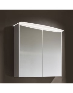 Зеркало шкаф Neringa 80 белый с подсветкой Aqwella 5 stars