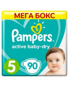 Pampers Памперс New Baby Dry Подгузники детские одноразовые 11 16кг 90 шт Ооо "проктер энд гэмбл-новомосковск"