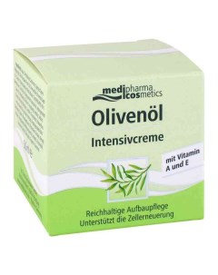 Крем для лица Intensive Olivenol Cosmetics Medipharma Медифарма банка 50мл Dr.theiss naturwaren gmbh